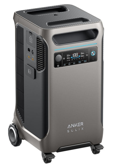 Anker SOLIX F3800 Portable Power Station with 3x Expansion Batteries - 15.36 KWh