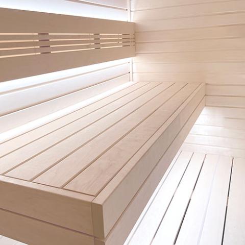 Prosaunas Aspen 1x2 (17mm x 32mm) T-Moulding Sauna Wood, T-Moulding