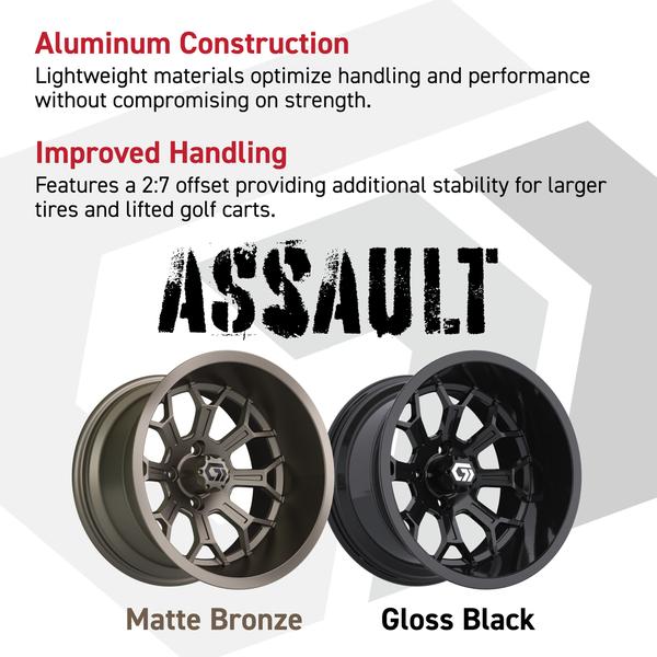 GTW 14" Assault Matte Bronze Ultra-Wide Wheel