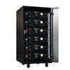 EG4 Enclosed Battery Rack | 6 Slot | Wheels Included | Bus Bar Covers | Welded