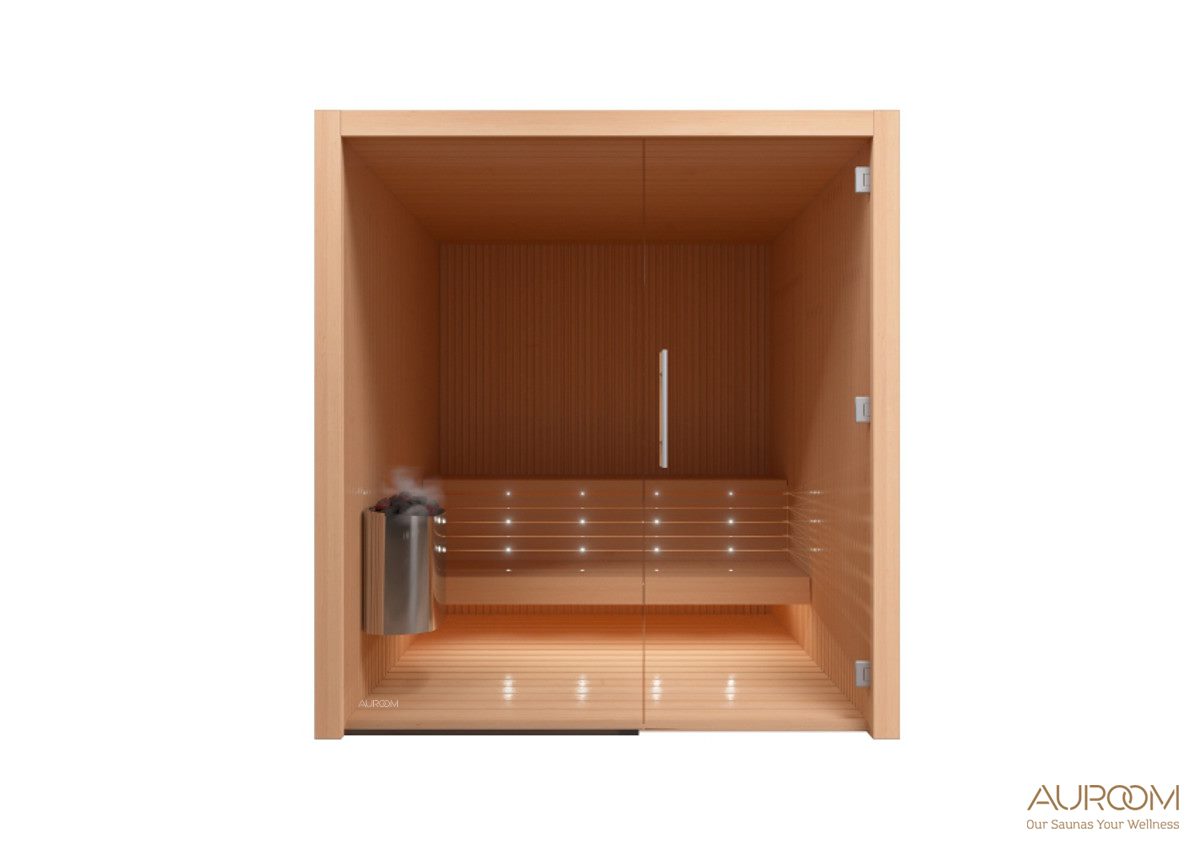 Auroom Libera Glass 6-person Modular Cabin Sauna Kit