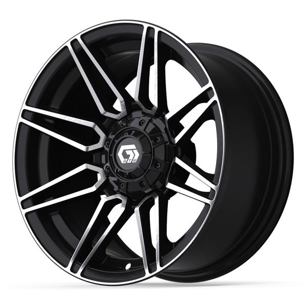 GTW 14" Stealth Gloss Black with Machined Accents Wheel