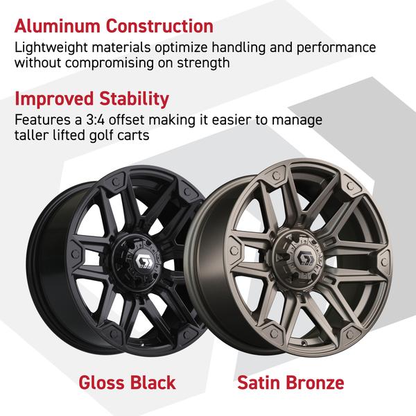 GTW 14" Graffiti Satin Bronze Wheel