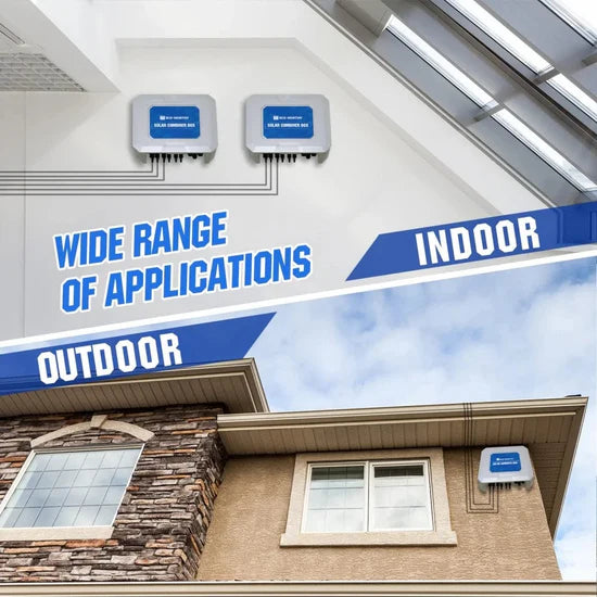 Eco-Worthy Upgraded 6 String PV Combiner Box with 25A Current Fuse & 125A Circuit Breaker