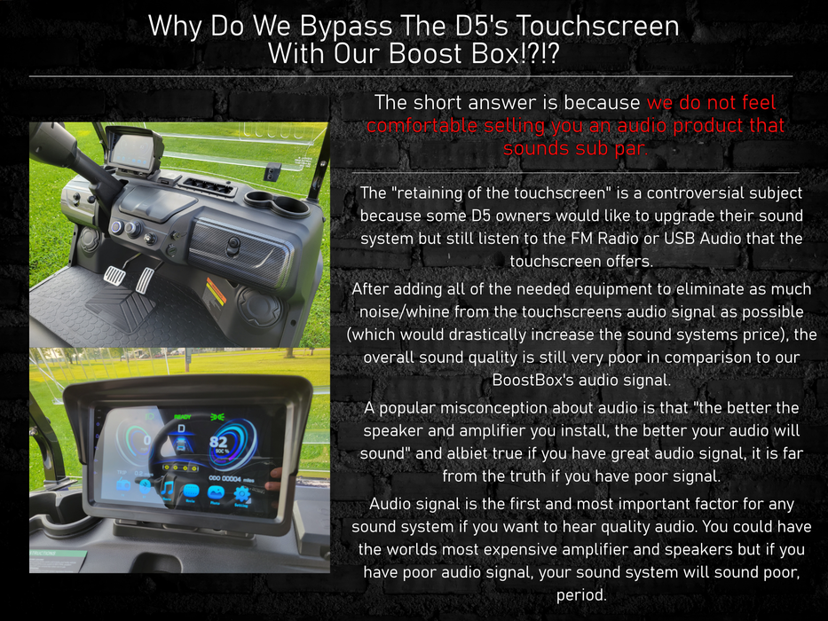D5 Soundbar BoostBox™
