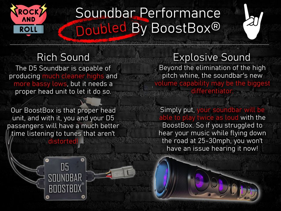 D5 Soundbar BoostBox™