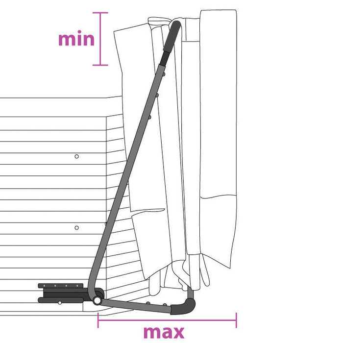 Canadian Spa Bottom Mount Cover Lifter