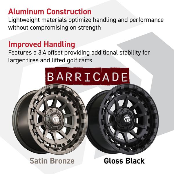 GTW 14" Barricade Satin Bronze Wheel