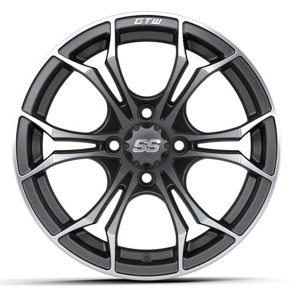 GTW 14" Spyder Matte Grey Wheel