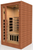 Dynamic saunas Cardoba 2-Person Full Spectrum Near Zero EMF (Under 2MG) FAR Infrared Sauna (Canadian Hemlock)