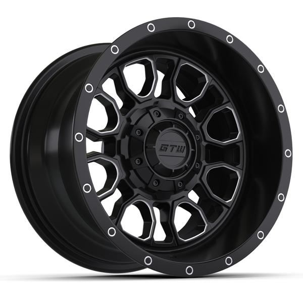 GTW 14" Volt Black & Machined Wheel