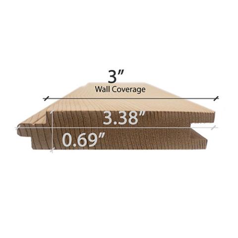 Prosaunas Cedar 1x4 VG T&G NG Sauna Wood