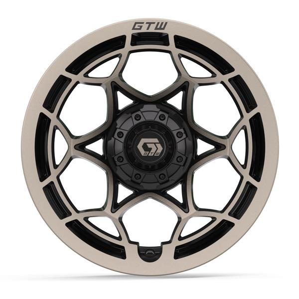 GTW 14" Nexus Gloss Black with Satin Bronze Face Wheel