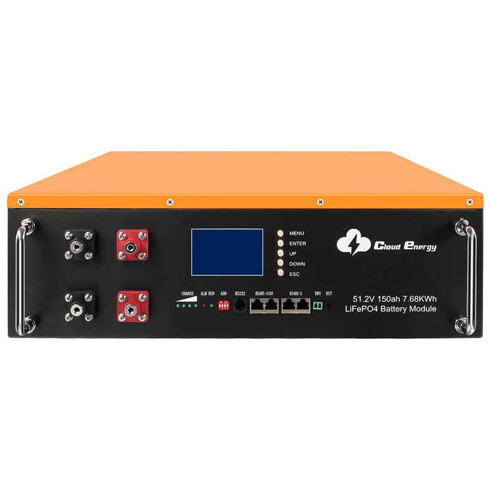 Cloudenergy 48V Cabinet Lithium Battery 7.68kWh Energy Storage Solution (CL48V-150Ah-Rack)