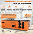 Cloudenergy 48V 150Ah Stackable LiFePO4 Battery with 6kw Inverter 60A MTTP ( Battery+Inverter)