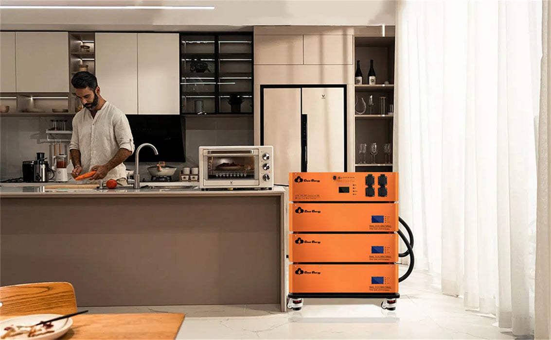 Cloudenergy 48V 150Ah Stackable LiFePO4 Deep Cycle Rechargeable Battery (DD48V-150Ah-Stackable)