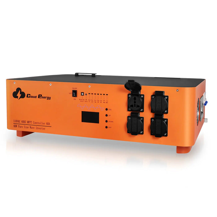 Cloudenergy 6000W Pure Sine Wave Inverter - 48V Stacked Power Solution (IV-6000)