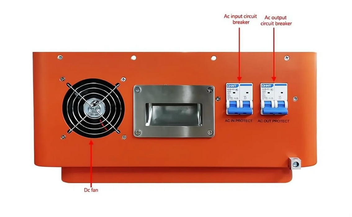 Cloudenergy 6000W Pure Sine Wave Inverter - 48V Stacked Power Solution (IV-6000)