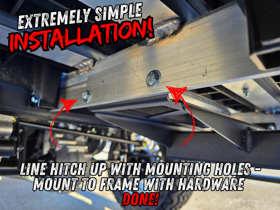 Club Car Onward 2' Hitch Receiver