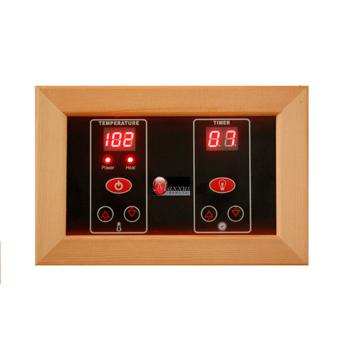 Maxxus Sauna 4-Person Low EMF FAR Infrared Indoor Sauna - Canadian Hemlock (MX-K406-01)