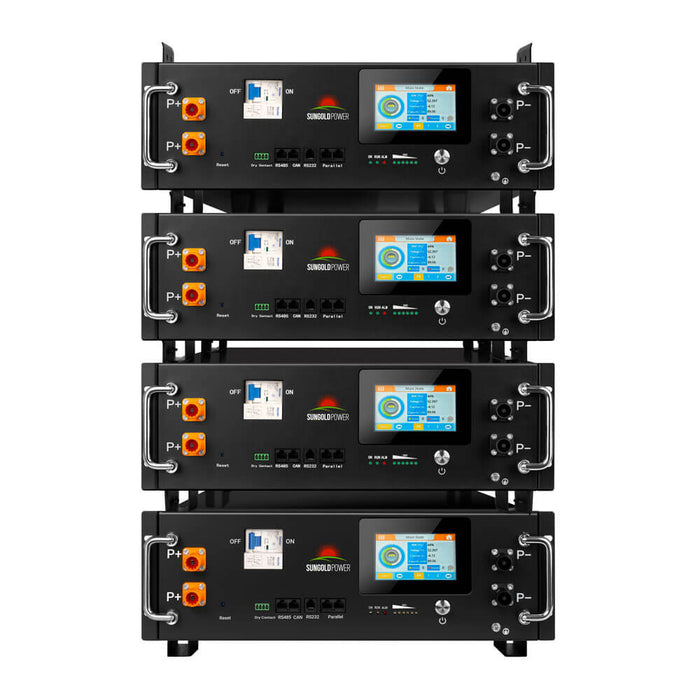 Sungold Power CoreX 5 Pro Server Rack 48V 100AH Residential Energy Storage Battery Pack Wi‑Fi & Bluetooth