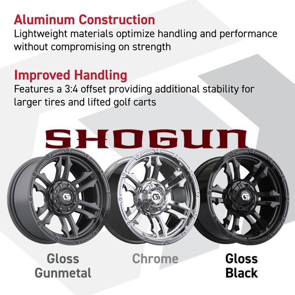 GTW 14" Shogun Gloss Gunmetal Wheel