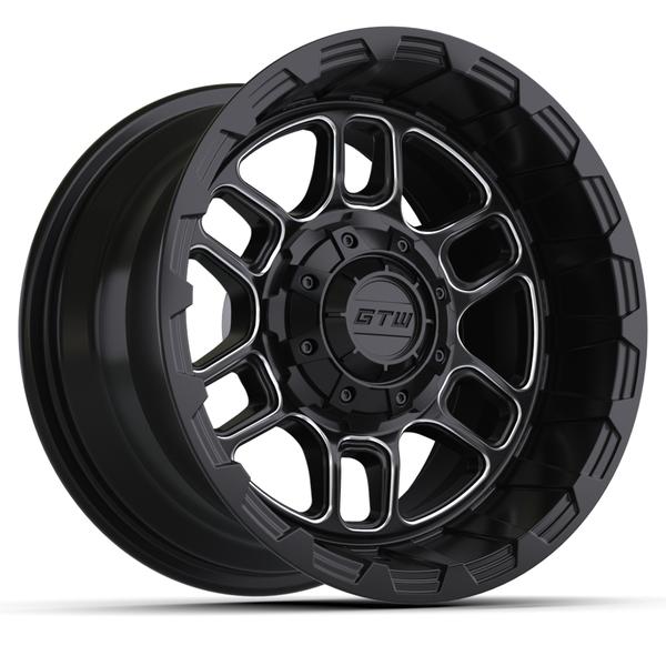 GTW 14" Titan Black & Machined Wheel