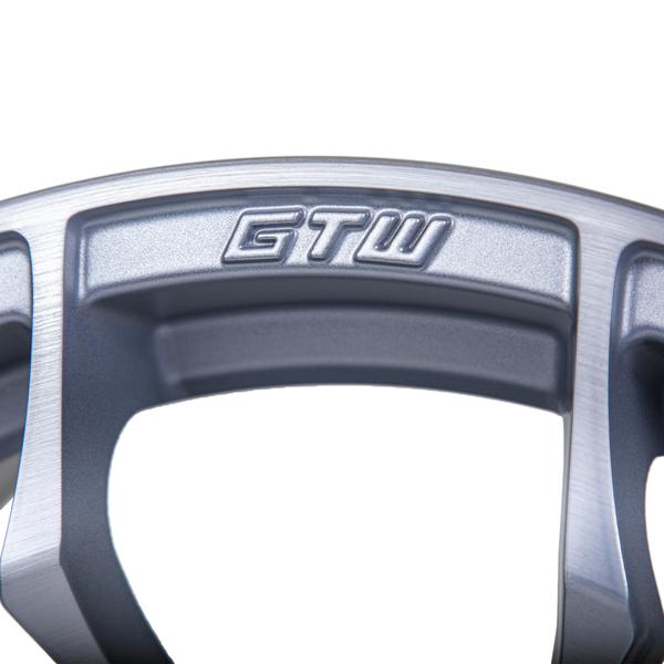 GTW 14" Spyder Matte Silver with Machined Accents Wheel