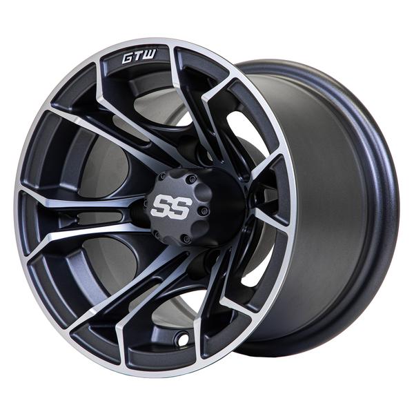 GTW 10 Inch Wheel Spyder Machined/Matte Grey