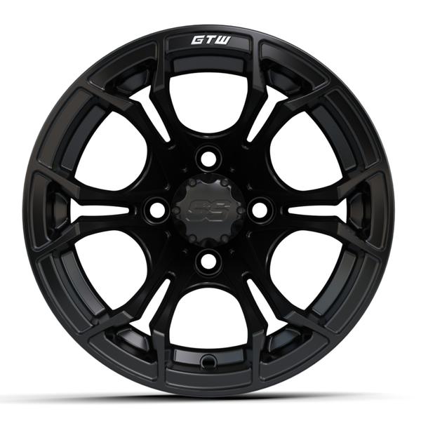 GTW 12" Spyder Matte Black Wheel