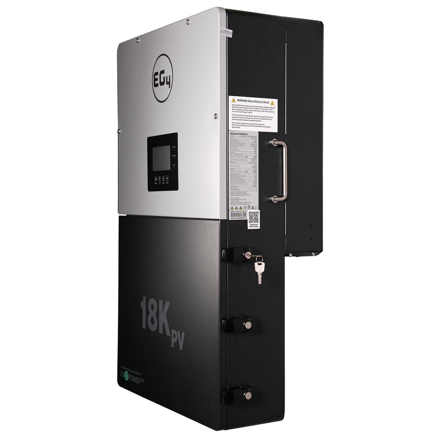 EG4 18KPV Hybrid Inverter | All-In-One Solar Inverter | 18000W PV Inpu ...
