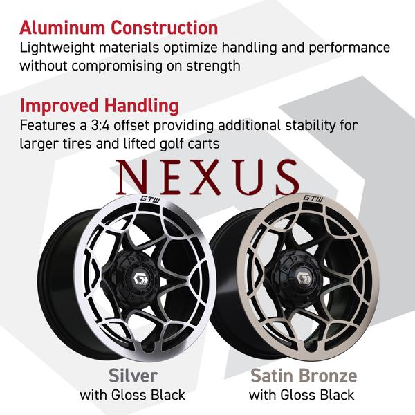 GTW 14" Nexus Gloss Black with Satin Bronze Face Wheel