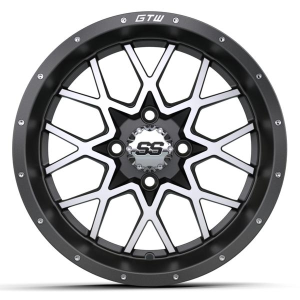 GTW 14" Vortex Wheel - Matte Grey/Machined