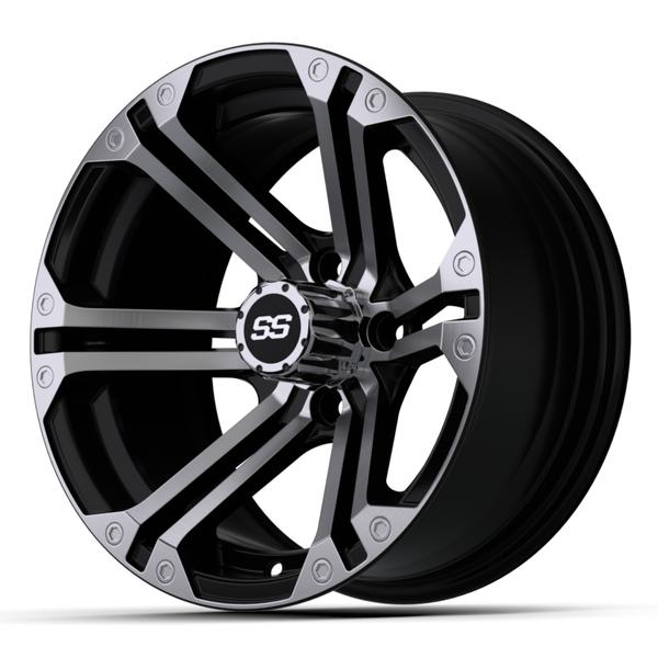 GTW 14" Specter Black with Machined Accents Wheel