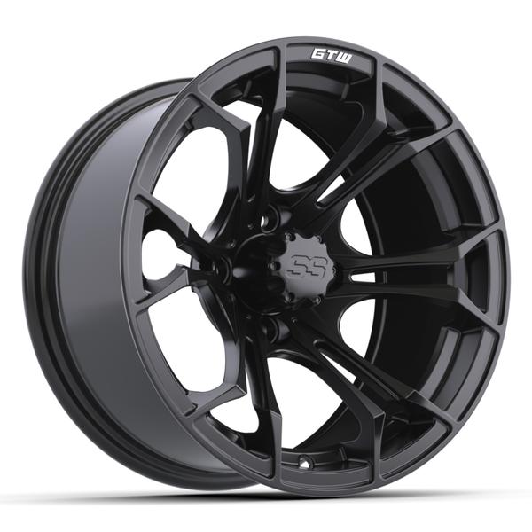 GTW 14" Spyder Matte Black Wheel