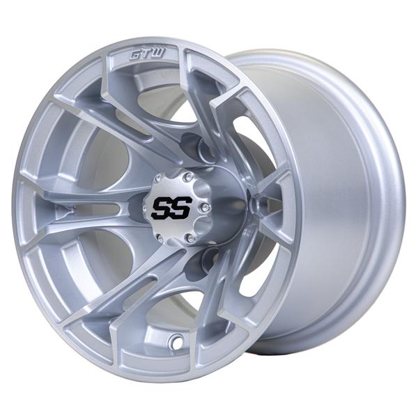 GTW 10" Spyder Silver Brush Wheel