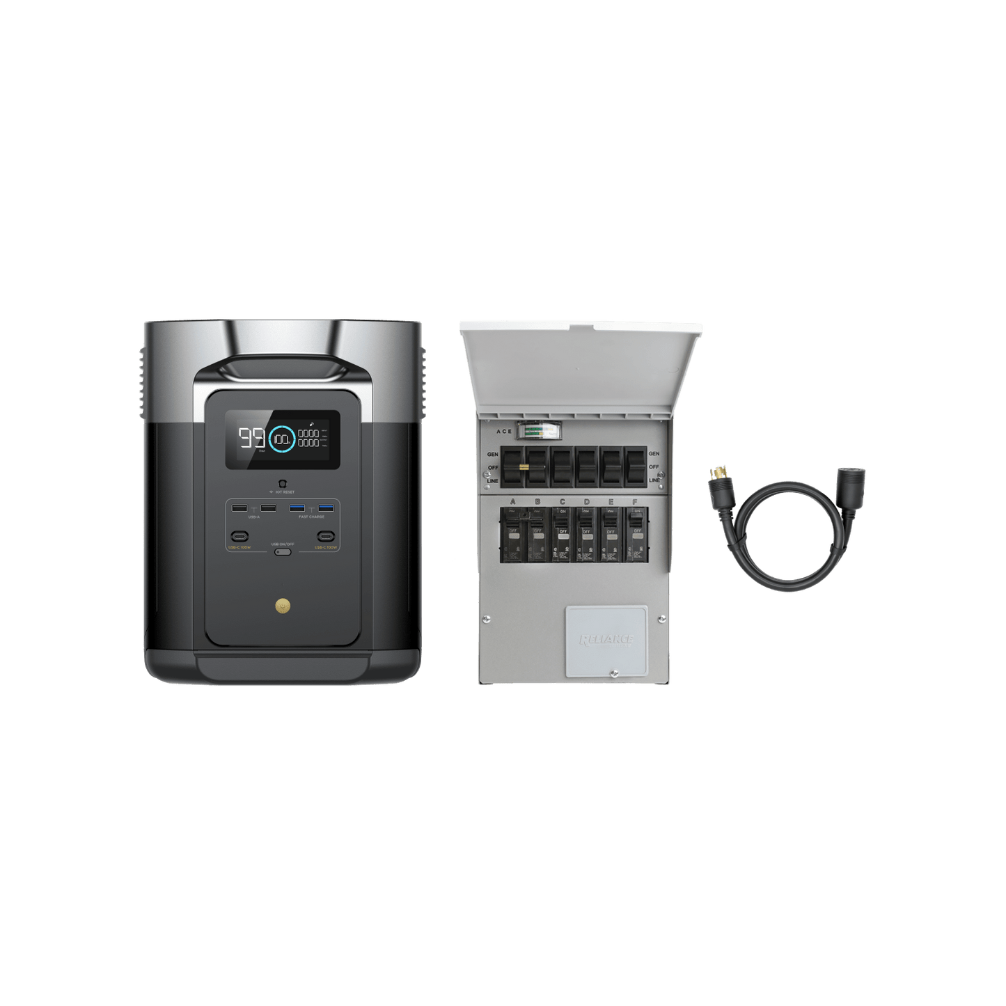 EcoFlow DELTA Max Portable Power Station and DELTA Smart Extra Battery