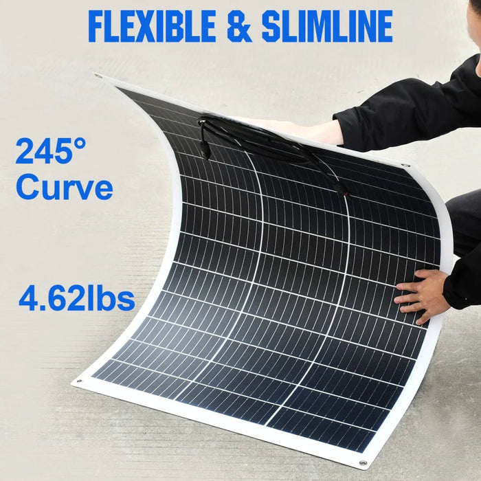 Eco-Worthy 130W 12V Flexible Mono Solar Panel
