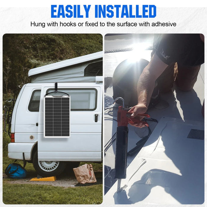 Eco-Worthy 130W 12V Flexible Mono Solar Panel