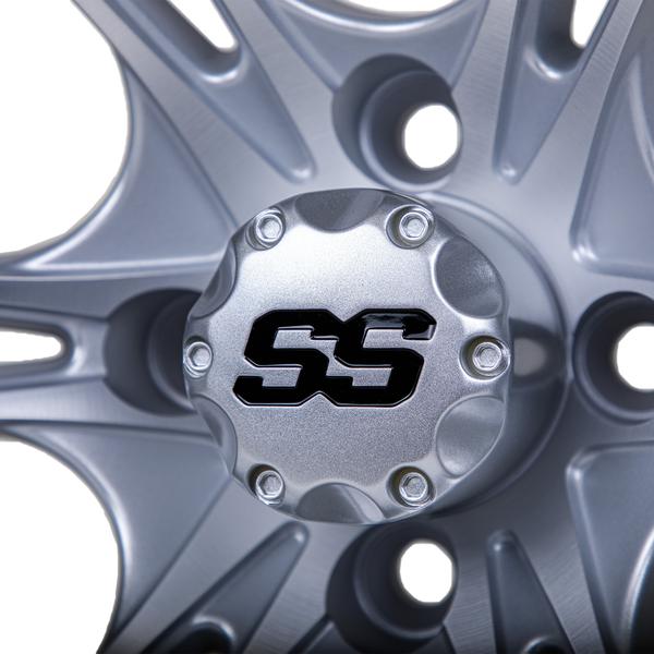 GTW 14" Spyder Matte Silver with Machined Accents Wheel