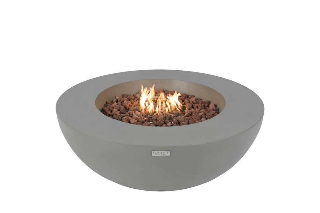 Elementi Lunar Round Concrete Fire Pit Bowl OFG101