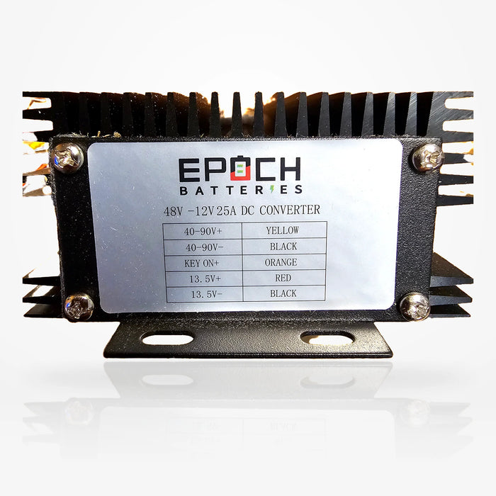Epoch Batteries 48V to 12V (25A) Voltage Reducer & Step Down Converter