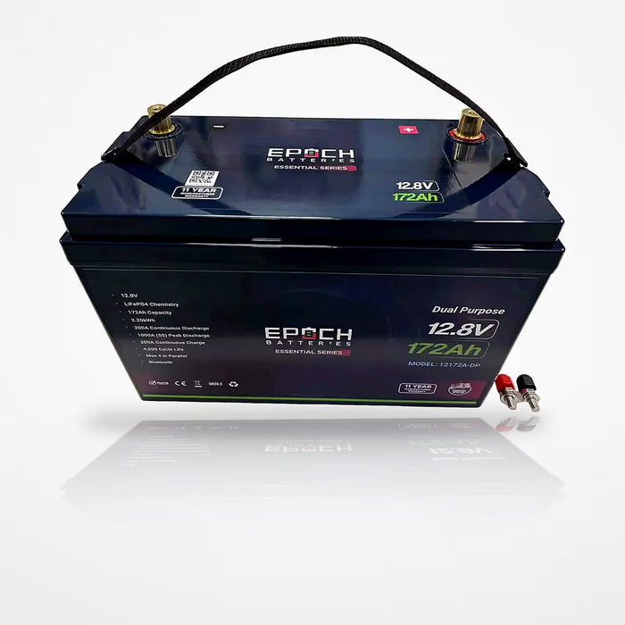Epoch Batteries 12V 172Ah Cranking &  Deep Cycle (Dual Purpose) LiFePO4 Battery