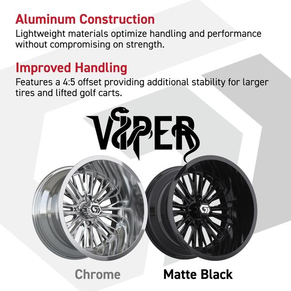GTW 14" Viper Gloss Black Ultra-Wide Wheel