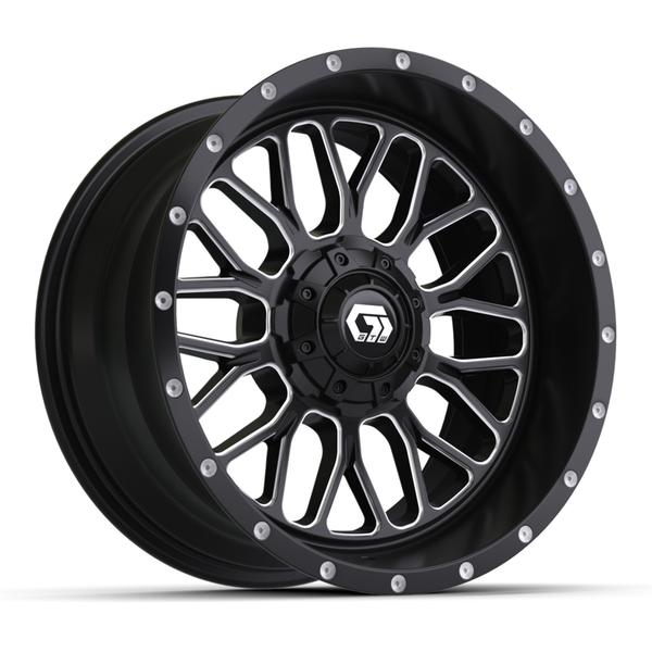 GTW 14" Helix Black & Machined Wheel