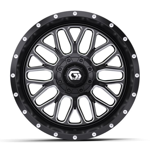 GTW 14" Helix Black & Machined Wheel