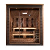 Golden Designs | Karlstad 6 Person Outdoor-Indoor PureTech™ Hybrid Full Spectrum Sauna (GDI-8226-01) - Canadian Red Cedar Interior