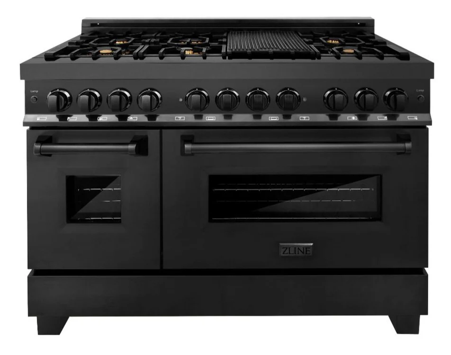 ZLINE 48 in. Professional Gas Burner and Electric Oven in Stainless Steel (RA48)