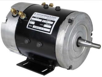 AMD Series Motor with Tapered Threaded Shaft - Cushman