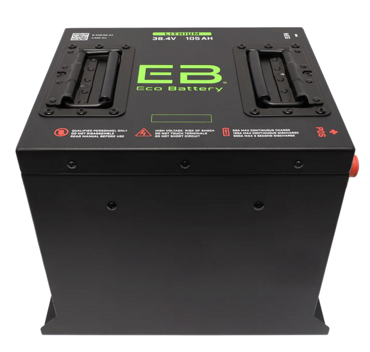 Eco Battery 38V 105Ah Lithium Bundle Kit with Charger & Optional 12V Converter